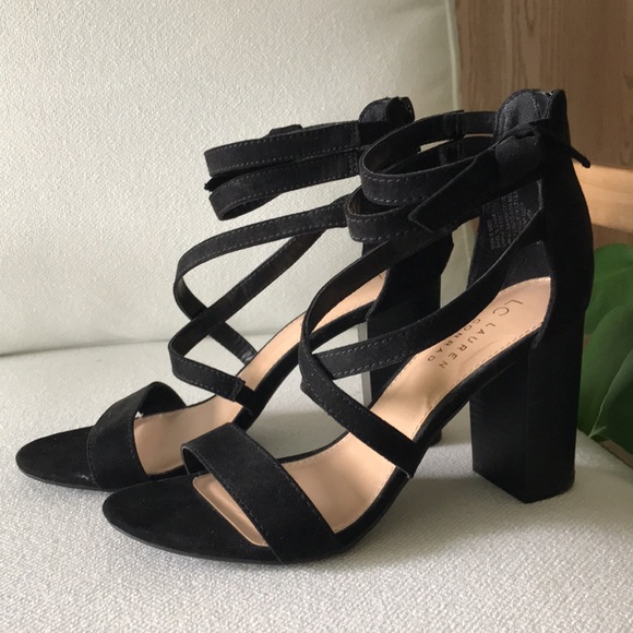 Black Strappy heels - Picture 2 of 6